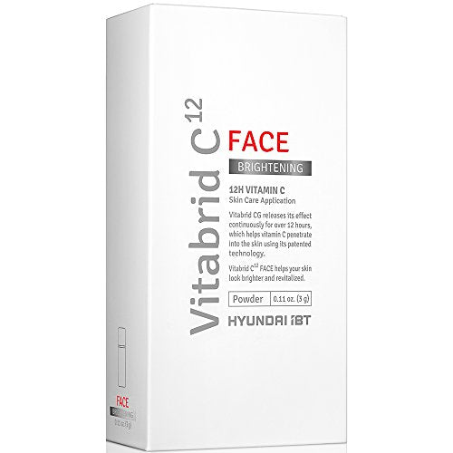 Vitabrid C12 Vitamin C face brightening powder - 12hours Transdermal, the Best professional Vitamin C complex and LDH help brighten and minimize fine lines/wrinkles through collagen synthesis