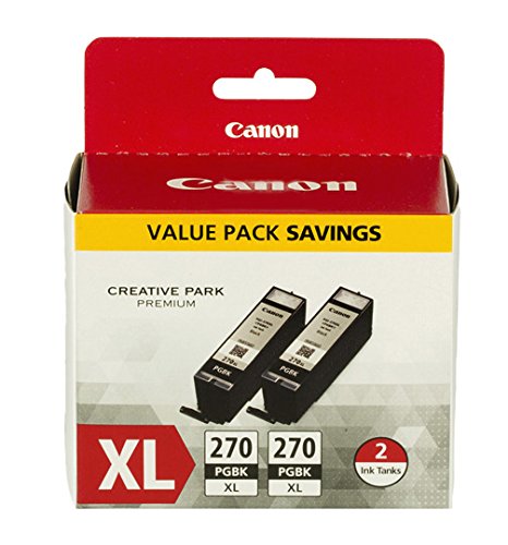 Canon Pigment Twin Pack, Compatible to MG7720,MG6820,MG5720, TS9020, TS6020, TS5020