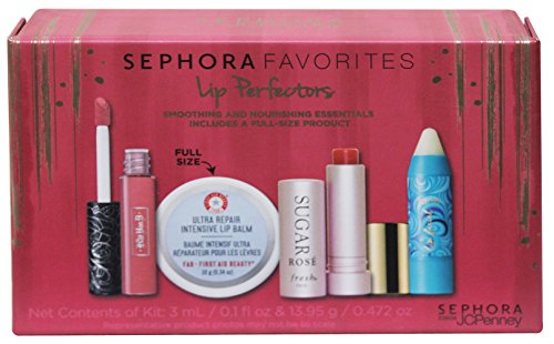 Sephora Favorites Lip Perfectors Smoothing and nourishing essential 4 pc kit ($52 Value)…