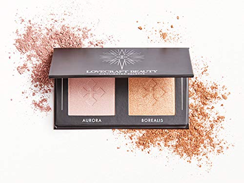 Lovecraft Beauty Highlighter Palette Aurora + Borealis 0.35 oz