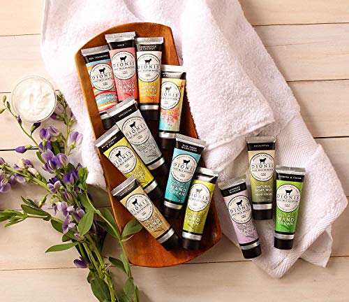 Dionis - Goat Milk Skincare White Jasmine & Shea Scented Hand Cream (1 oz) - Set of 4 - Made in the USA - Cruelty-free and Paraben-free