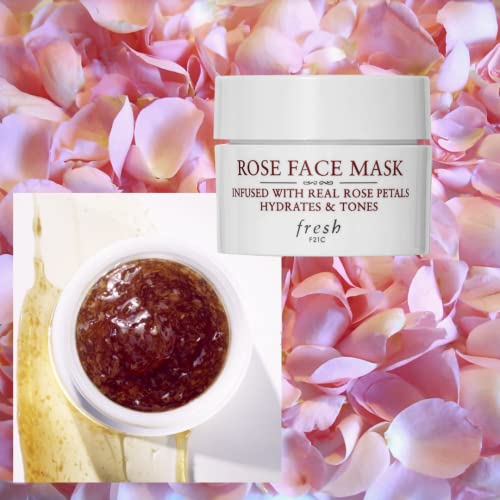 Fresh Rose Face Mask Travel Size 0.5 Ounce