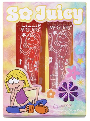 Colourpop "Seriously Cool" Lizzie McGuire So Juicy Lip Gloss Set! Includes "Ethan Craft" and "Gordo" Full Size Set, New in Box