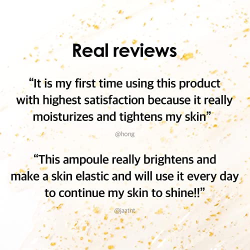 MEDI-PEEL Pure Gold 24K Ampoule 3.38 fl.oz / 100ml | 99.9% 24K Pure Gold All in One Ampoule, 5 Revitalizing Extracts To Minimize Moisture Loss, Brightens | Korean Skincare, For All Skin Types