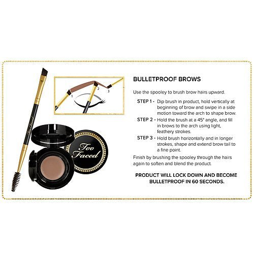 Too Faced Bulletproof Brows, Universal Taupe