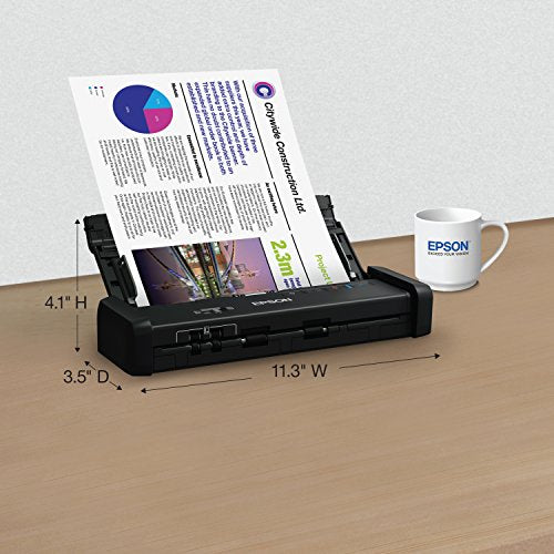 Epson Workforce Wireless Color Portable Document Scanner