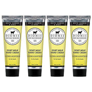 Dionis - Goat Milk Skincare White Jasmine & Shea Scented Hand Cream (1 oz) - Set of 4 - Made in the USA - Cruelty-free and Paraben-free