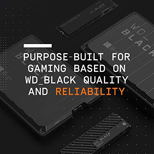 WD Black P10 Game Drive, Compatible with PS4, Xbox One, PC, Mac