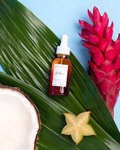 Earth Harbor | HELIOS Anti-Pollution Youth Ampoule - Combat Skin Stressors & Glow | Aftersun | Plant Stem Cells + Red Algae Astaxanthin | 1 fl oz
