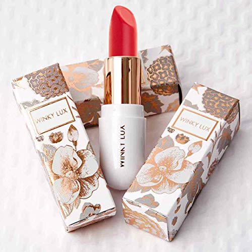 Winky Lux Crème Dreamies, Nude Tint Shea Butter Moisturizing Lipstick, Nourishing High-Pigment Lip Balm Designed in New York City, 0.16 Oz, Parfait