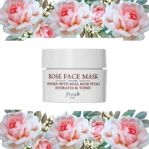 Fresh Rose Face Mask Travel Size 0.5 Ounce